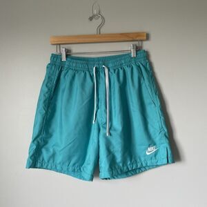 Nike Mesh Lined Athletic Shorts Comfortable Lounge Blue Men's Size Medium